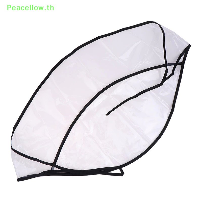 Peacellow หมวกกันฝนพลาสติกสำหรับผู้หญิง thumbnail 6