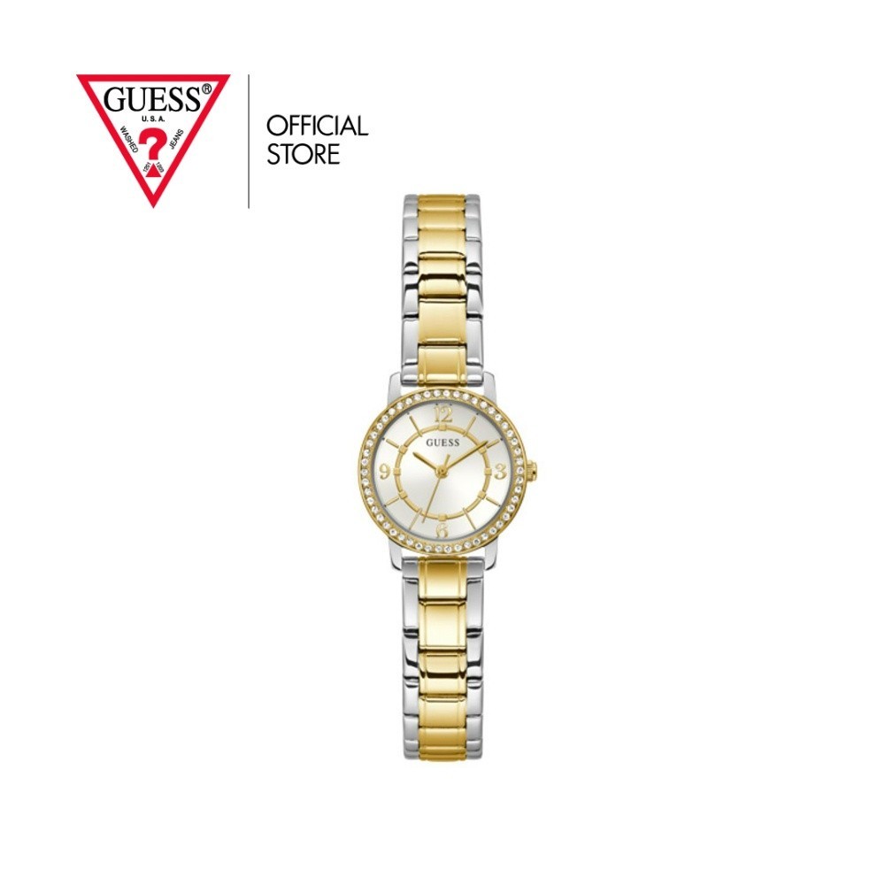 GUESS นาฬิกาข้อมือผู้หญิง รุ่น MELODY GW0468L4 สีเงิน/สีทอง
