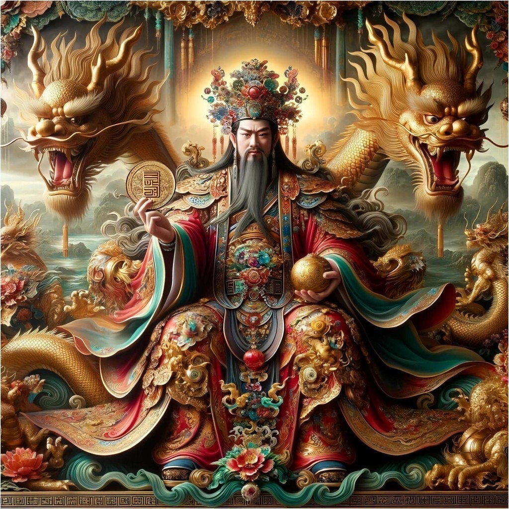 [Fengshengshui Qitang] God of Wealth God of Wealth Rolling in Town House เงินทําสติ๊กเกอร์ติดผนังแบนโปสเตอร์ประตูห้องนอนห้องนั่งเล่น Entrance Hot ราคา ถูกที่สุด ดีลบีเคเค