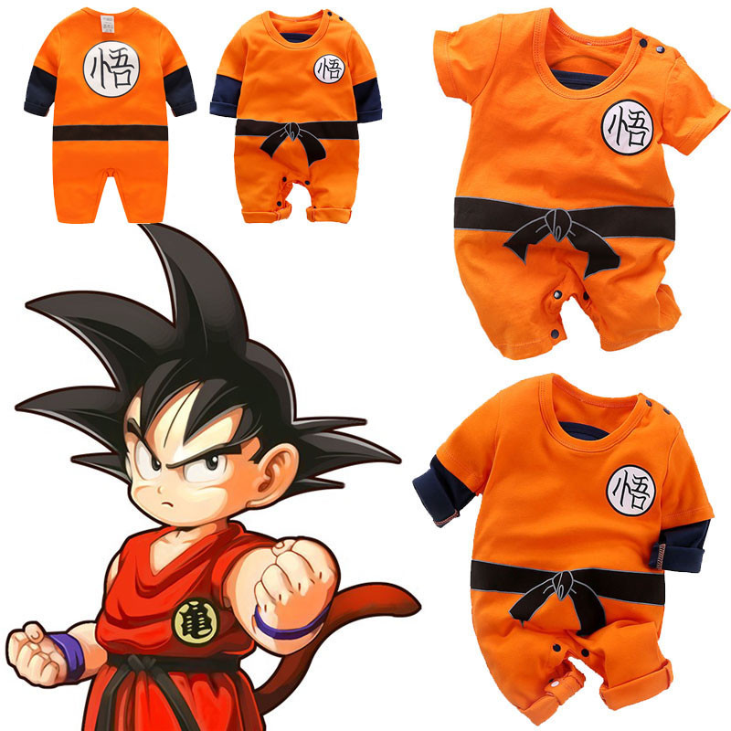 ชุดคอสเพลย์ Dragon Ball Z ชุดรอมเปอร์เด็กทารก สวมใส่ง่าย เหมาะใส่ฮาโลวีน งานปาร์ตี้ ชุดแต่งตัวคอสเพลย์เด็ก