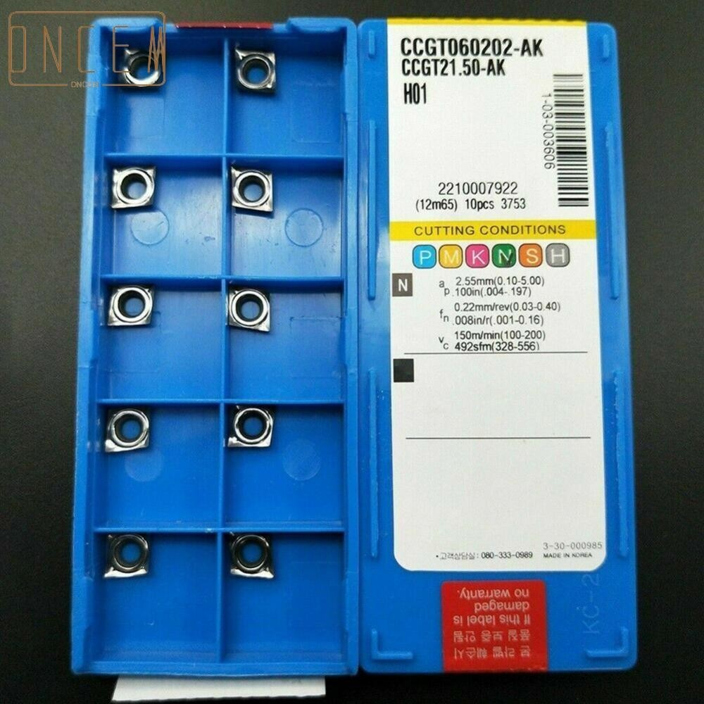 【Final Clear Out】Carbide Insert CCGT060202-AK H01 Replacements Tool Cutting Accessories Durable