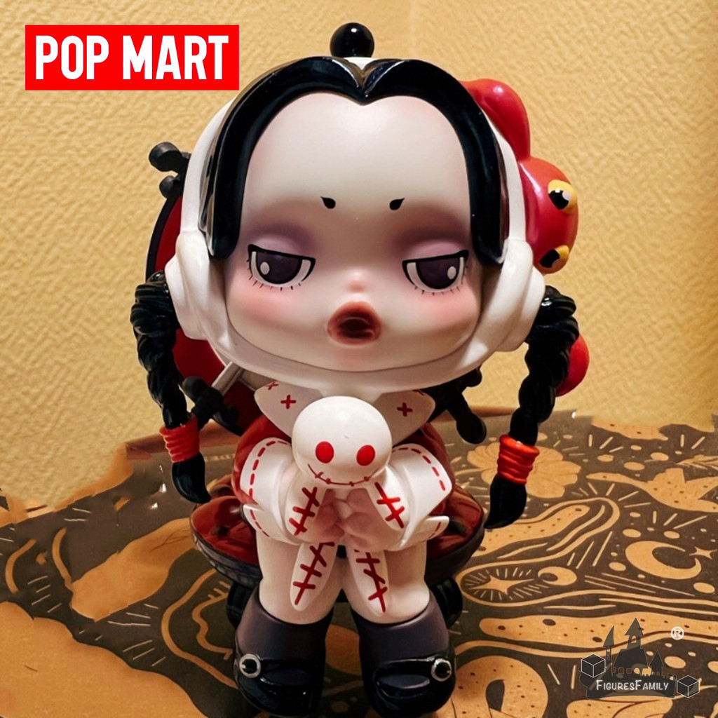 [ของแท้] POPMART Skullpanda Addams Family Series Set 12 designs  and Secret Figure Doll Ornaments