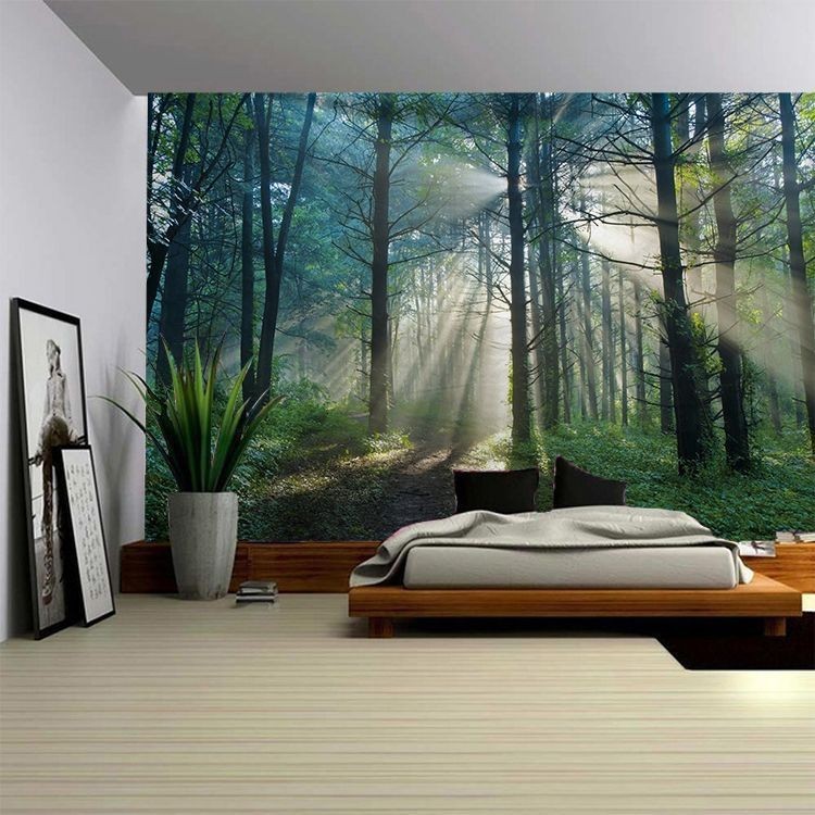 ผ้าติดผนัง โปสเตอร์ ผ้าม่าน ฉากถ่ายรูป ตกแต่งห้อง plant