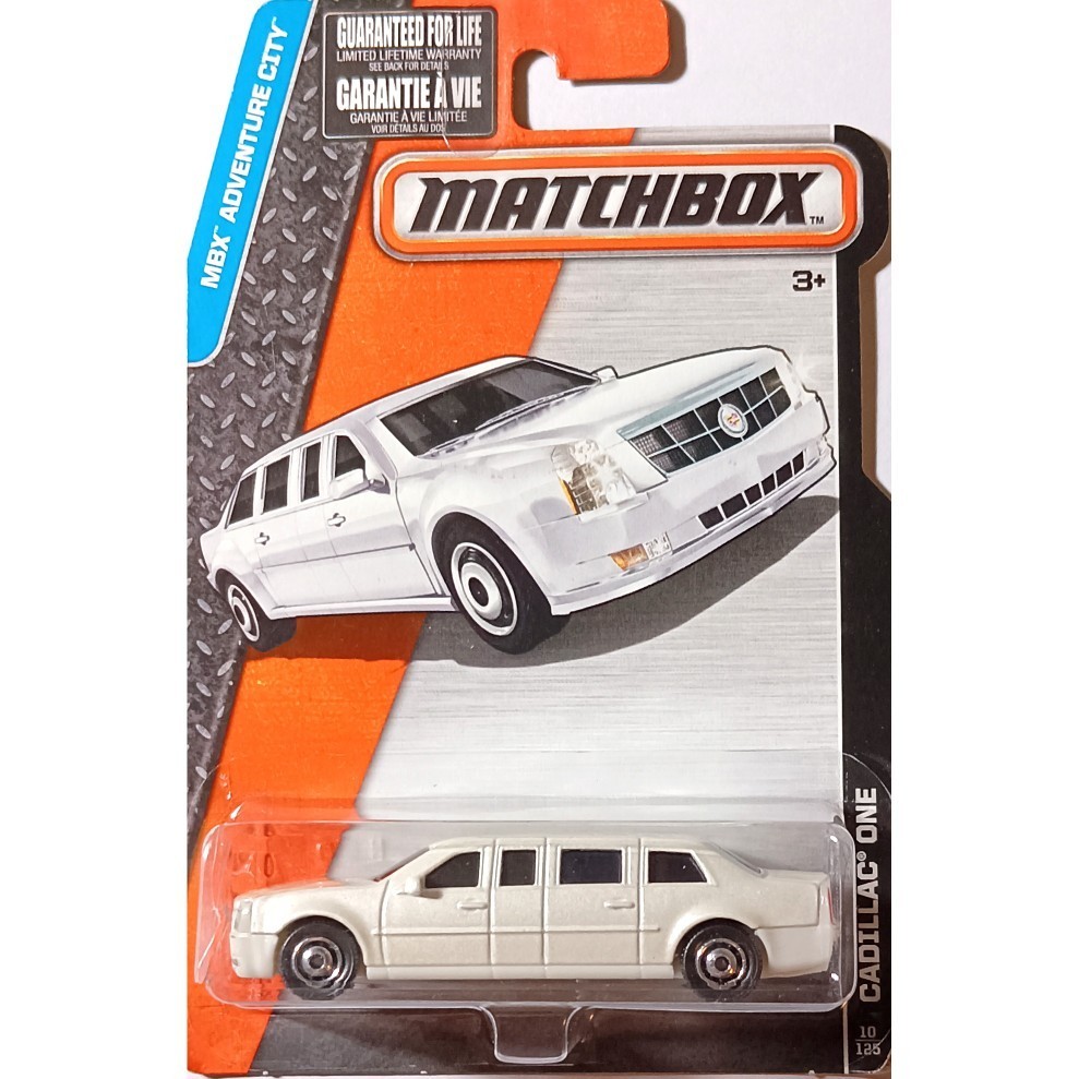 Matchbox Matchbox CADILLAC Army No. 1 รถประธานาธิบดี / CADILLAC ONE สีขาวหายาก