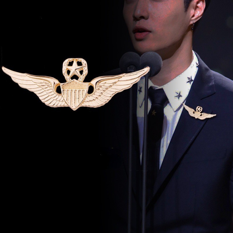 ป ้ าย Pin สําหรับของที ่ ระลึกปีก Command ปีกโลหะ Pin และเคลือบ Lapel โลหะ Wing Pins ป ้ าย
