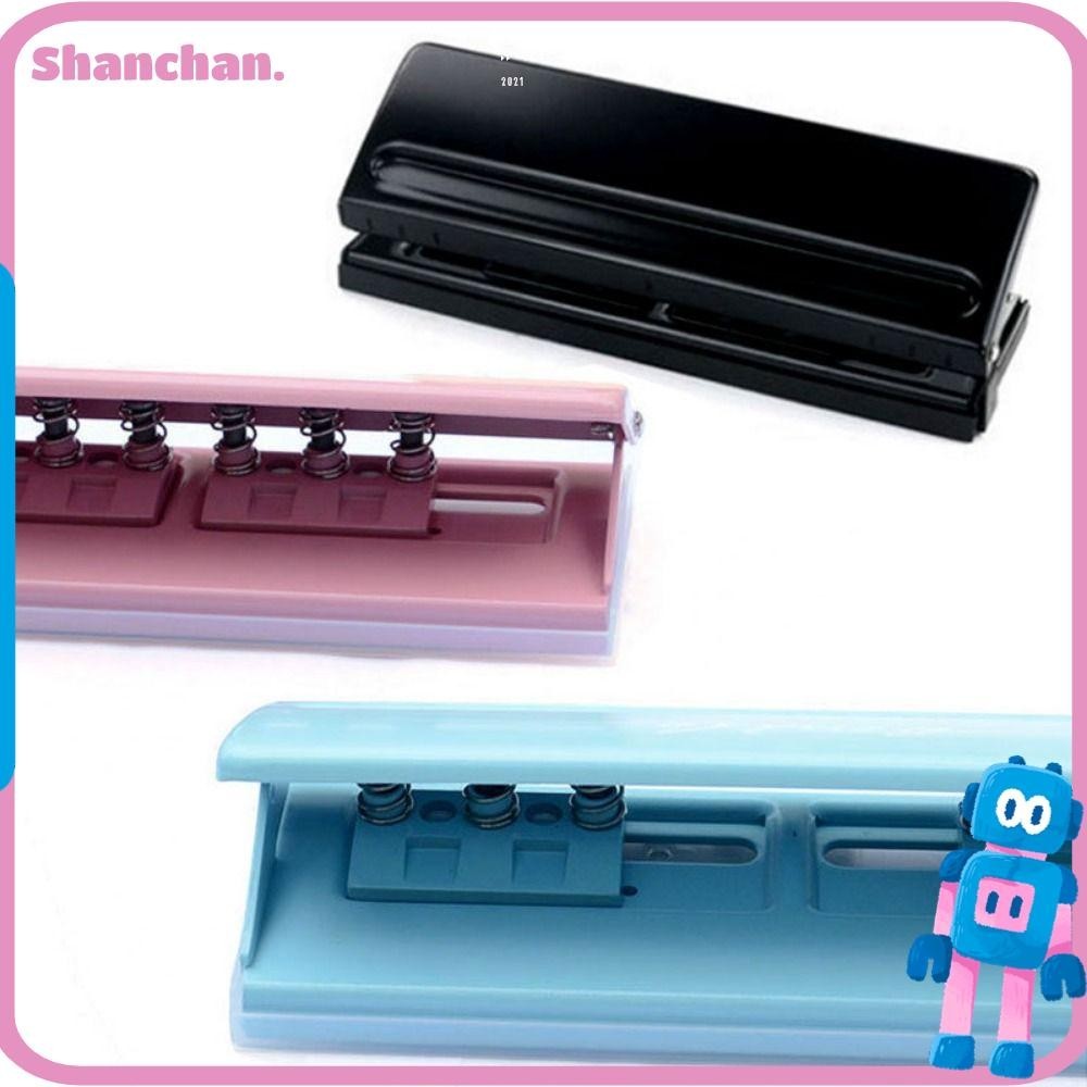 Shanchan Loose Leaf Puncher ปรับไดอารี ่ Binding กระดาษโน ๊ ตบุ ๊ ค DIY