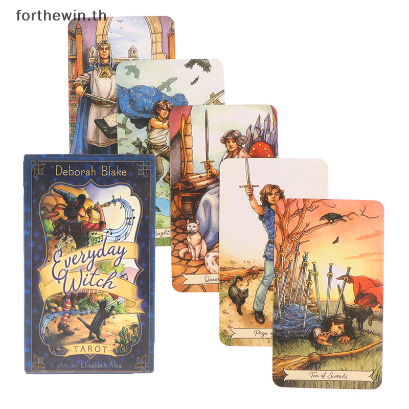 Forthewin 78 ชิ้น Everyday Prophecy Divination Deck Party เกมกระดาน th