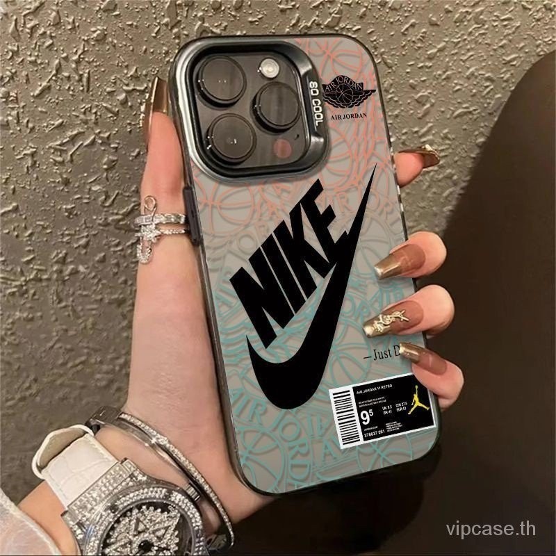 labelเคสโทรศัพท์แบรนด์แฟชั่นที่ใช้งานได้ iPhone 11 12 13 15 Pro Max XR X xMax 13promax 15promax anti-fall shell hard shel7 8 plus 14promax