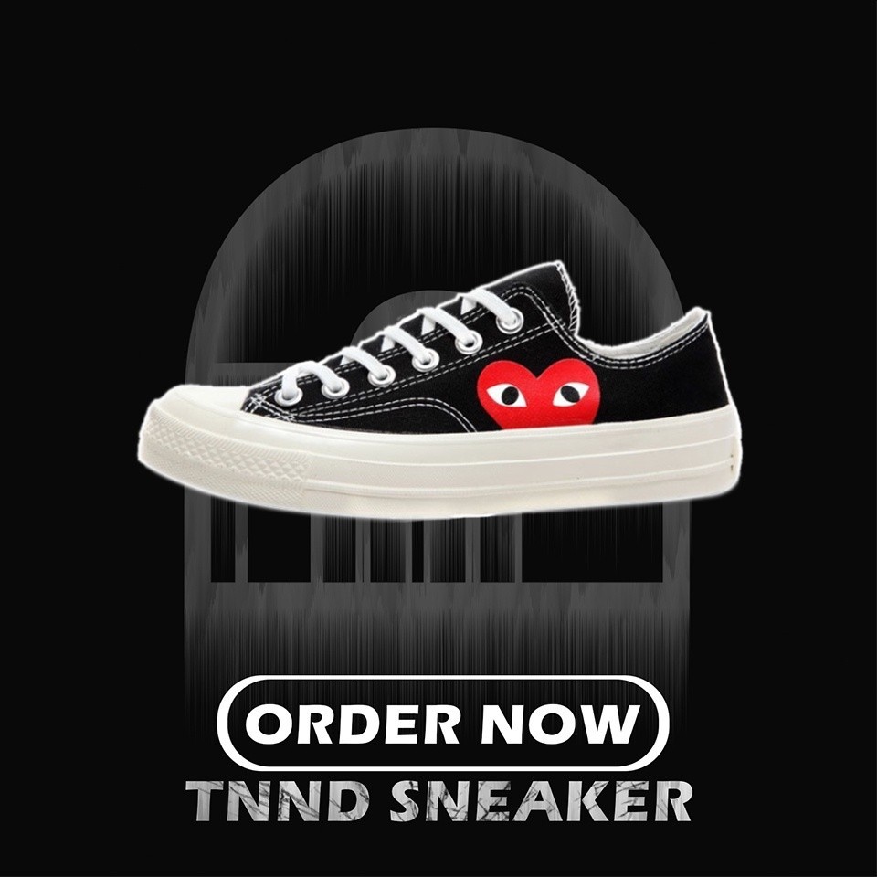Converse Comme Des Garcons Cdg Play 1970s WDRX