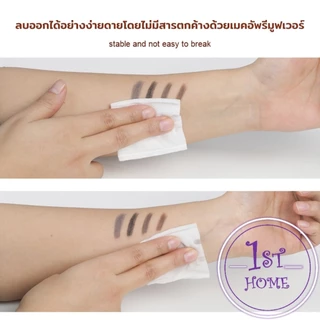 ดินสอเขียนคิ้ว 2 in 1 มีหัวเขียน และหัวแปรงปัดคิ้ว ทรงสามเหลี่ยม กันน้ํา กันเหงื่อ ติดทนนาน Eyebrow pencil