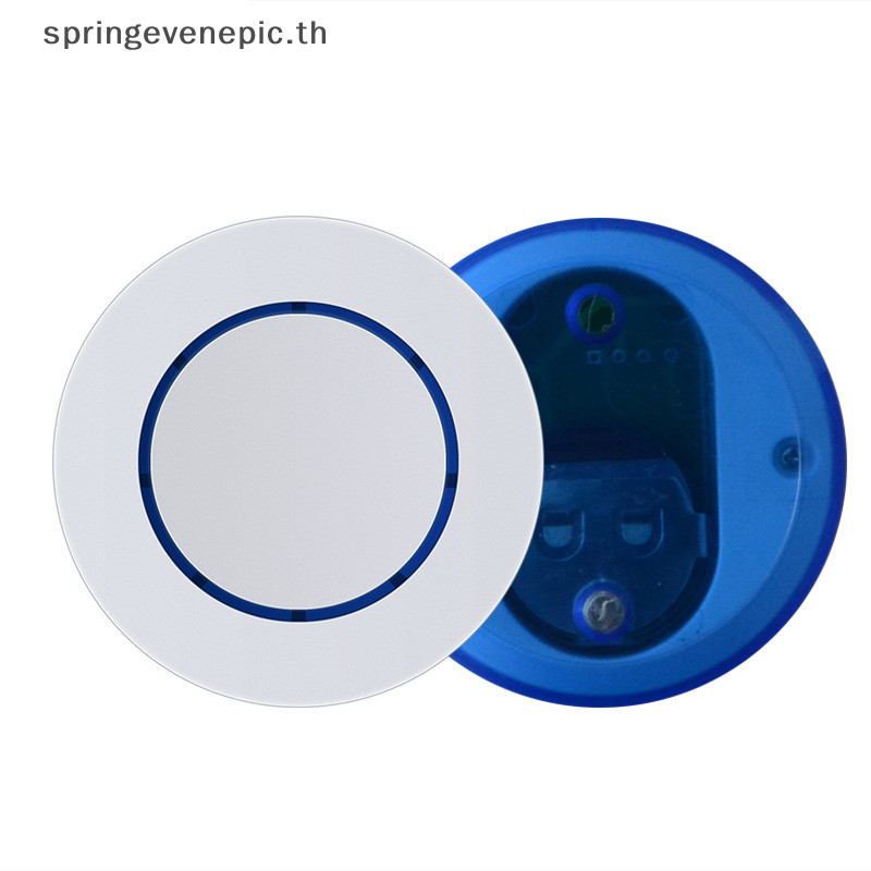 Springevenepic 3V รีโมทคอนโทรลไร ้ สายเชลล ์ 1 ปุ ่ มรอบรีโมทคอนโทรลสวิทช ์ เชลล ์ ใหม ่