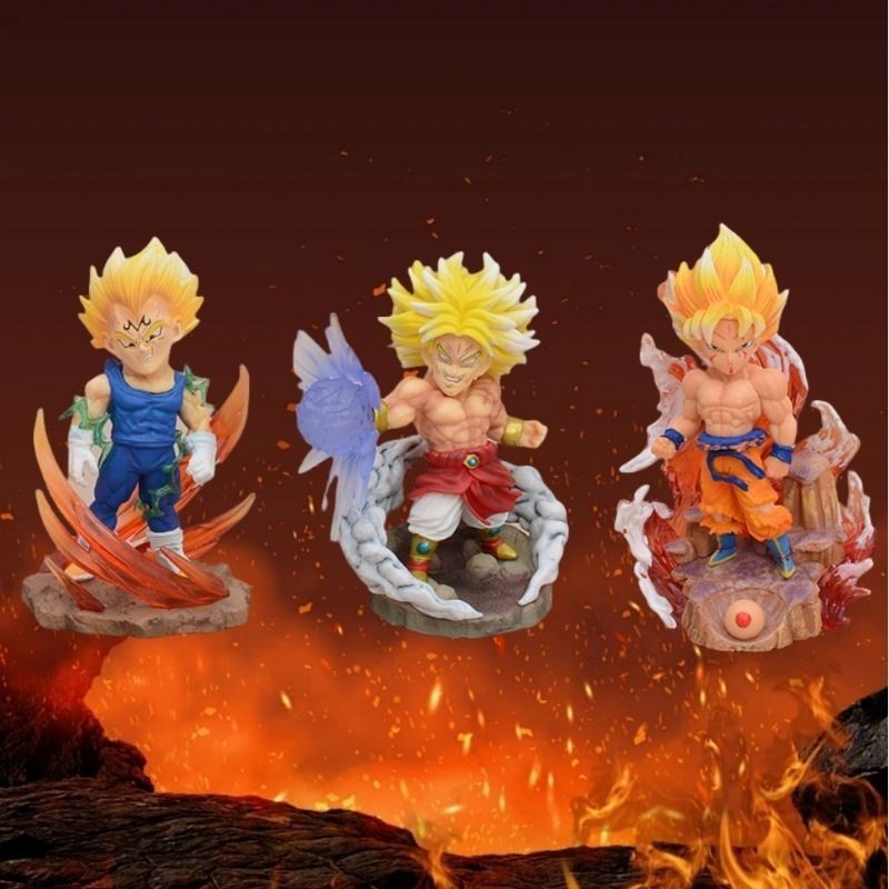 Dragon Ball Demon Scene Vegeta Goku Broly Super Saiyan อะนิเมะรูป