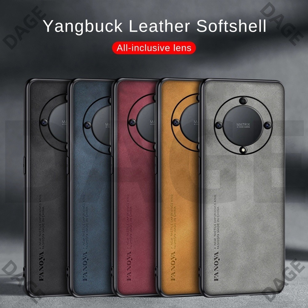 หรูหราหนังแกะหนังสําหรับ Honor X9a X9b X9 X8 X7a 4G 5G 2023 แฟชั่นซิลิโคน Matte Textured Lambskin เคสโทรศัพท์กันกระแทกกันชนนุ่ม X9C X9D X7D X8D X8D X8D X8D X8D X8D X8D X8D X8C