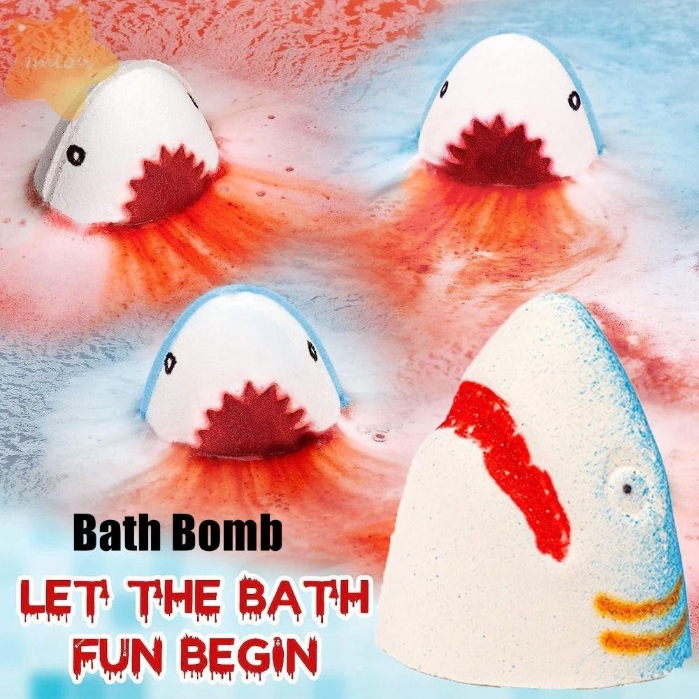 Imlon Shark Bath Bomb, Shark รูปแบบ Delightful กลิ ่ น Jaws Bath Bomb, ธรรมชาติน ่ ารักสี Sea สัตว ์ Bubble Bath Bombs Bubble Bath ระเบิดผู ้ ใหญ ่