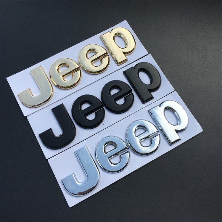 ป ้ ายโรงงานเดิม JEEP JEEP โลหะดัดแปลงโลโก ้ รถ JEEP โลโก ้ ฟรี Light Wrangler คู ่ มือ