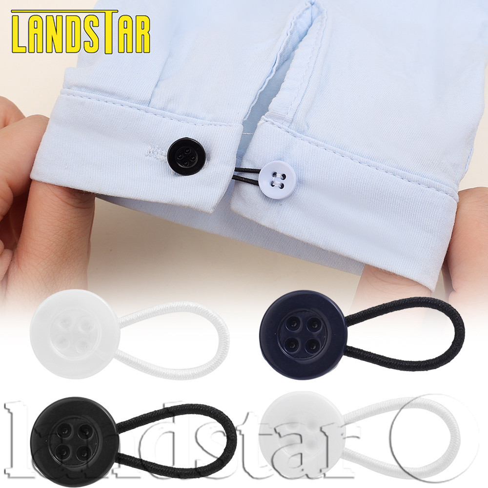 5ชิ้นปุ่ม ส่วนต่อขยาย -เสื้อผ้าอุปกรณ์เสริม-สําหรับผู้ชายผู้หญิงชุดเสื้อ,ข้อมือต่อ-ยืดหยุ่น,นุ่ม,ที่มองไม่เห็น-ไม่จําเป็นต้องเย็บปก ส่วนต่อขยาย