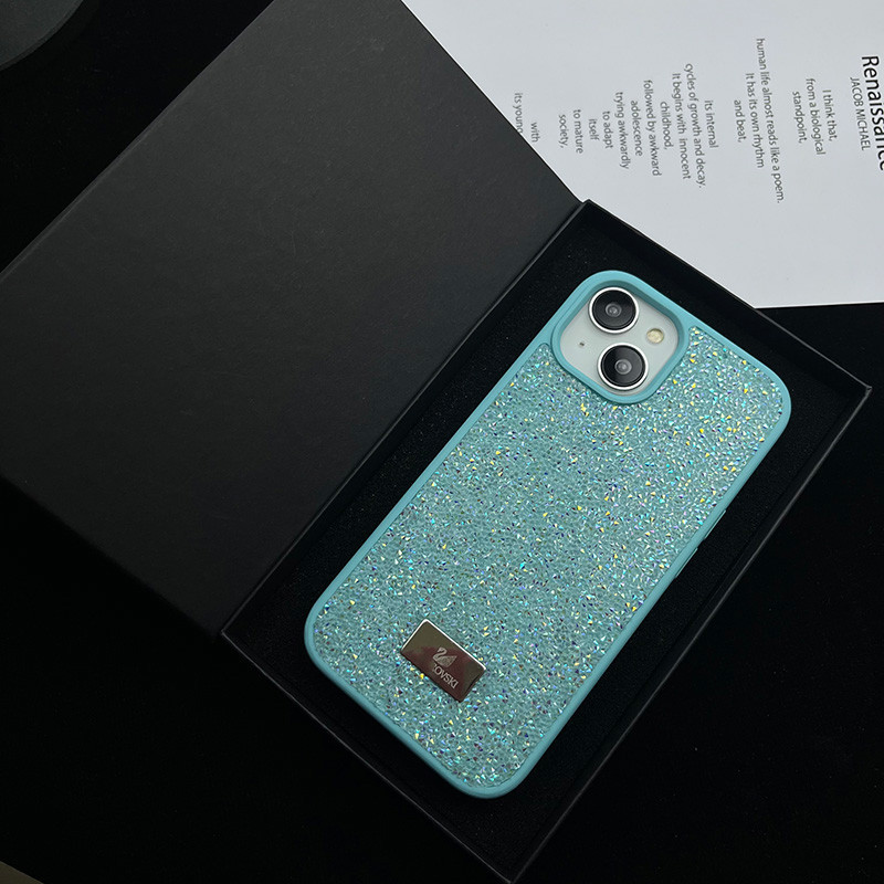 SWAROVSKI หนาswarovskiหรูหราrhinestoneพรีเมี่ยมแบรนด์หรูdropทนเคสโทรศัพท์สําหรับiphone 15promax 14 13 12 11 Pro Max 14plus 11pro XsMax XR X Xs 7 8Plusปกหลัง ราคา ถูกที่สุด ดีลบีเคเค แกลเลอรีภาพที่ 5