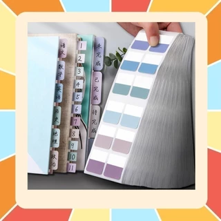 อินเด็กซ์ (Index) ที่คั้นหนังสือ กันน้ำ มี 6 สีต่อ 1 แบบ มีหลายขนาด กระดาษโน๊ต พร้อมแถบกาว (Sticky Notes)