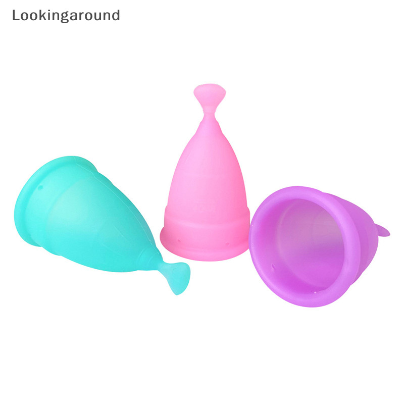 [LO ] 1pc SiliconeMenstrual Cup Health Care Period Cup Tampon & Pad Alternative TH