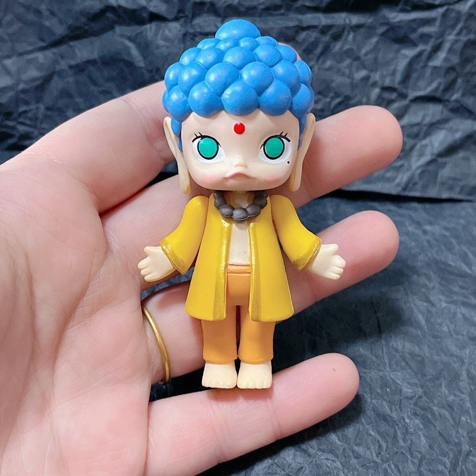 สวัสดิการมอลลี่ตุ๊กตา Journey to the West Series Jasmine Pop Mart Son Goku Tathagata Tang Monk แปดแหวน Mystery Box Ready Stock Boutique