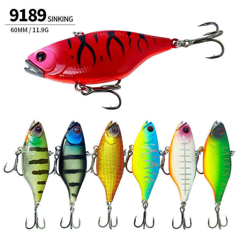 Lure Submerged VIB Fresh Sea Water Long Casting เหยื ่ อปลอม 60mm/11.9g Bionic Hard เหยื ่ อปลอมอุปกรณ ์ ตกปลา