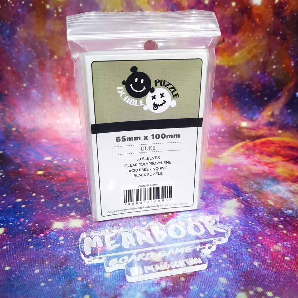 ซองใส่การ์ด Double Puzzle : Duke (Black) ขนาดการ์ด : 65x100 mm.