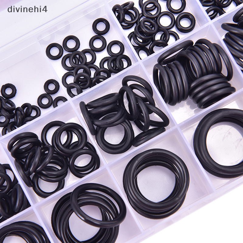 <divinehi4> 200 ชิ้น/เซ็ต O แหวนชุด hydrolock ยาง O-Rings เครื่องซักผ้าปะเก็นปิดผนึก Assortment