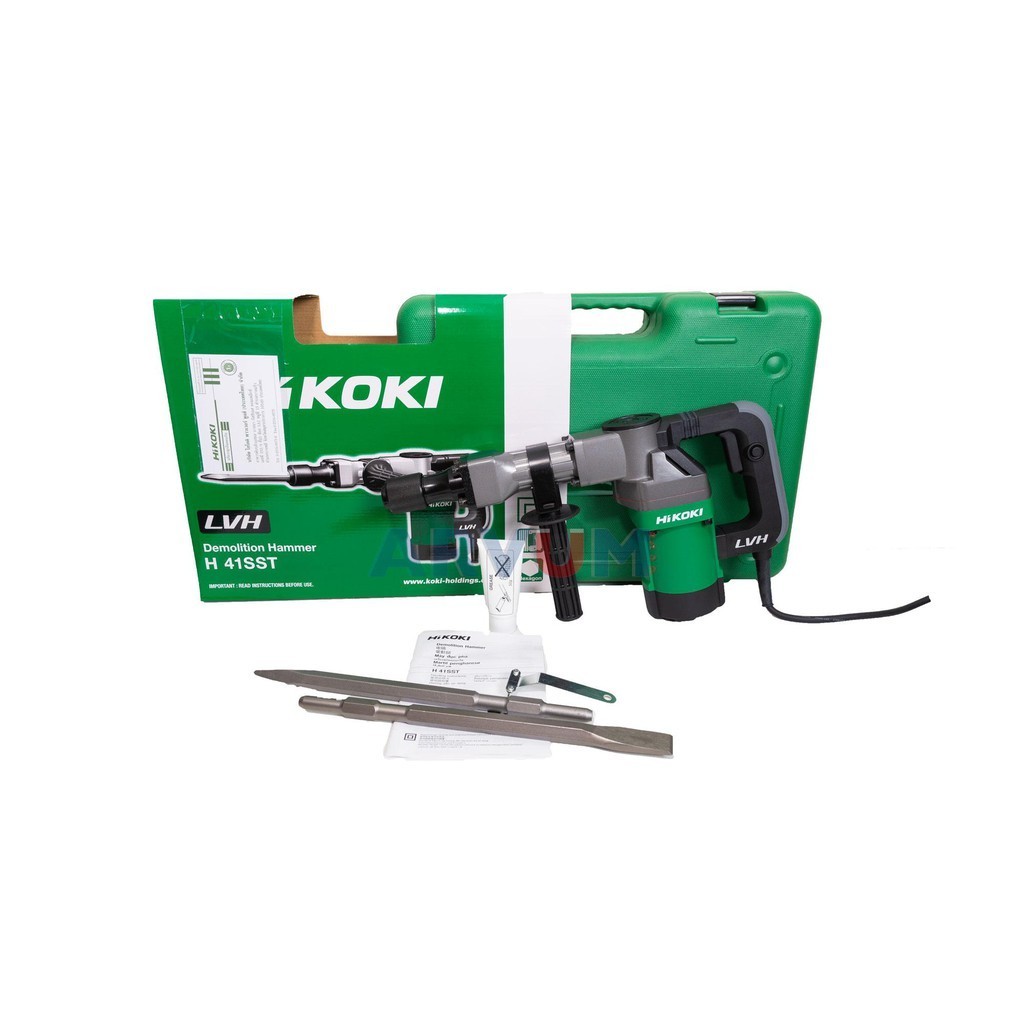 HITACHI Hikoki เครื่องสกัด สกัดคอนกรีต เครื่องแย๊ก สกัดไฟฟ้า รุ่น H41SST ขนาด 17 มม. กำลัง 1010วัตต์ รับประกัน 1 ปี