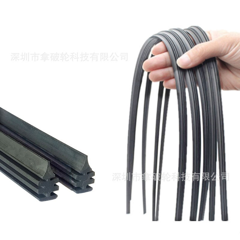 ยางปัดน้ำฝน แบบไม่มีล่องล็อคโครง สำหรับรถยนต์ทุกรุ่น ขนาด14นิ้350mm-28นิ้ว700mm