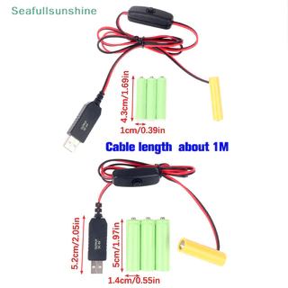 Seaf> อะแดปเตอร์ Dummy สายไฟ USB เปลี่ยนสําหรับรีโมทกล้องของเล่น LED Strip ได้ดี