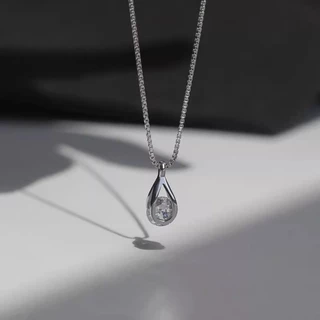ส่วนบุคคลแฟชั่น Minimalist Feng Shui Drop รูปสร้อยคอจี้