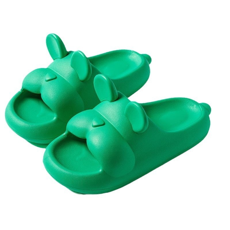 「DR」 รองเท้าแตะผู้หญิงรองเท้าแตะลูกสุนัขน่ารัก Casual All-Match EVA Anti-Slip Soft Sole กีฬากลางแจ้งขนาด: 34-41