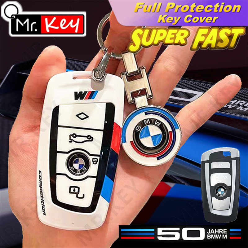 Mr.Key50th Anniversary เคสกุญแจสําหรับ BMW 3 5 7 Series E90 E92 X1 X3 X5 F10 F20 F30 F40 ฝาครอบกุญแจ