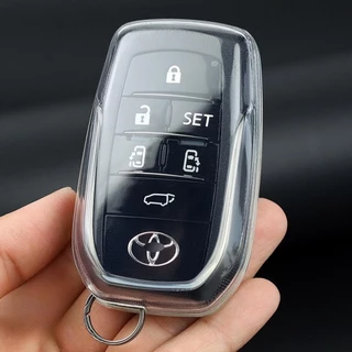 ฝาครอบป้องกันเคสกุญแจรีโมทรถยนต์ TPU, Fit สําหรับ Toyota Alphard Vellfire Keyless อุปกรณ์ตกแต่งรถยนต์