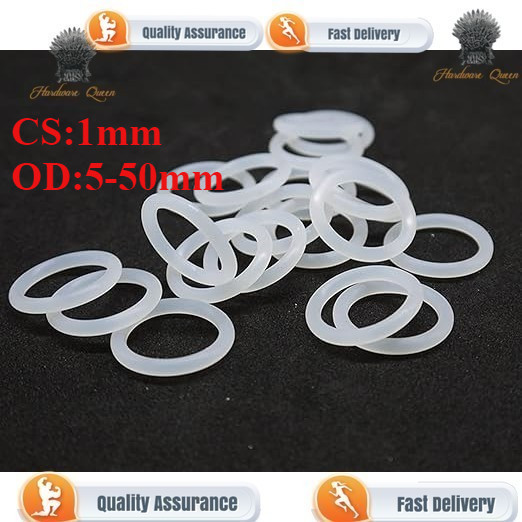[QA4] โอริง ORing O-ring ยางโอริง เกรดอาหาร ยางซิลิโคน เลือกขนาดได้ OD: 5-28 * CS: 1