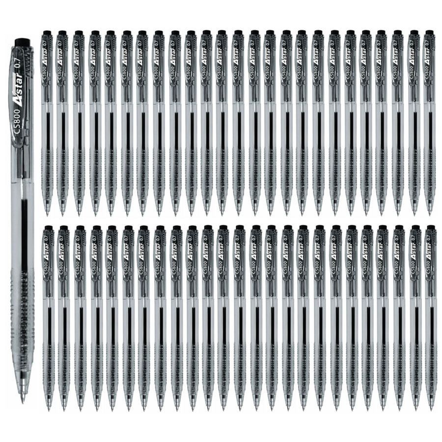 [Bundle 50 ชิ้น] Astar Retractable Fine Point Ball Pen 0.7mm