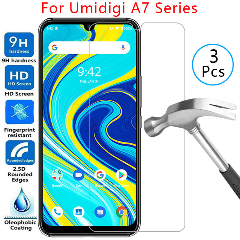 สําหรับ umidigi a7 pro a7s ส่วนเทมเปอร์กระจกป้องกันหน้าจอบน umidigia7 a 7 s 7a a7pro ป้องกันเคสโทรศั