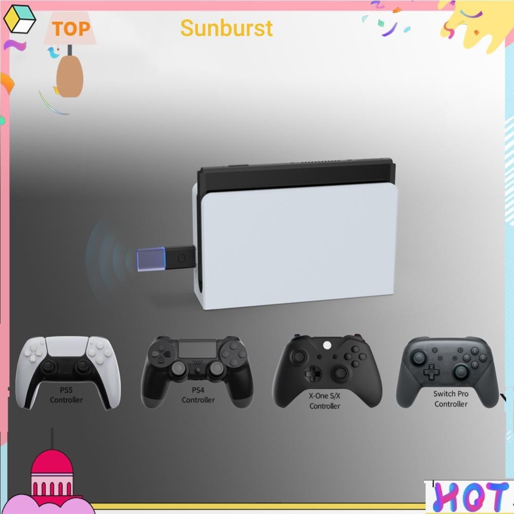 สําหรับสวิตช์อะแดปเตอร์รับสัญญาณเกมแพดคอนโทรลเลอร์ที่รองรับบลูทูธ [Sunburst11.th]