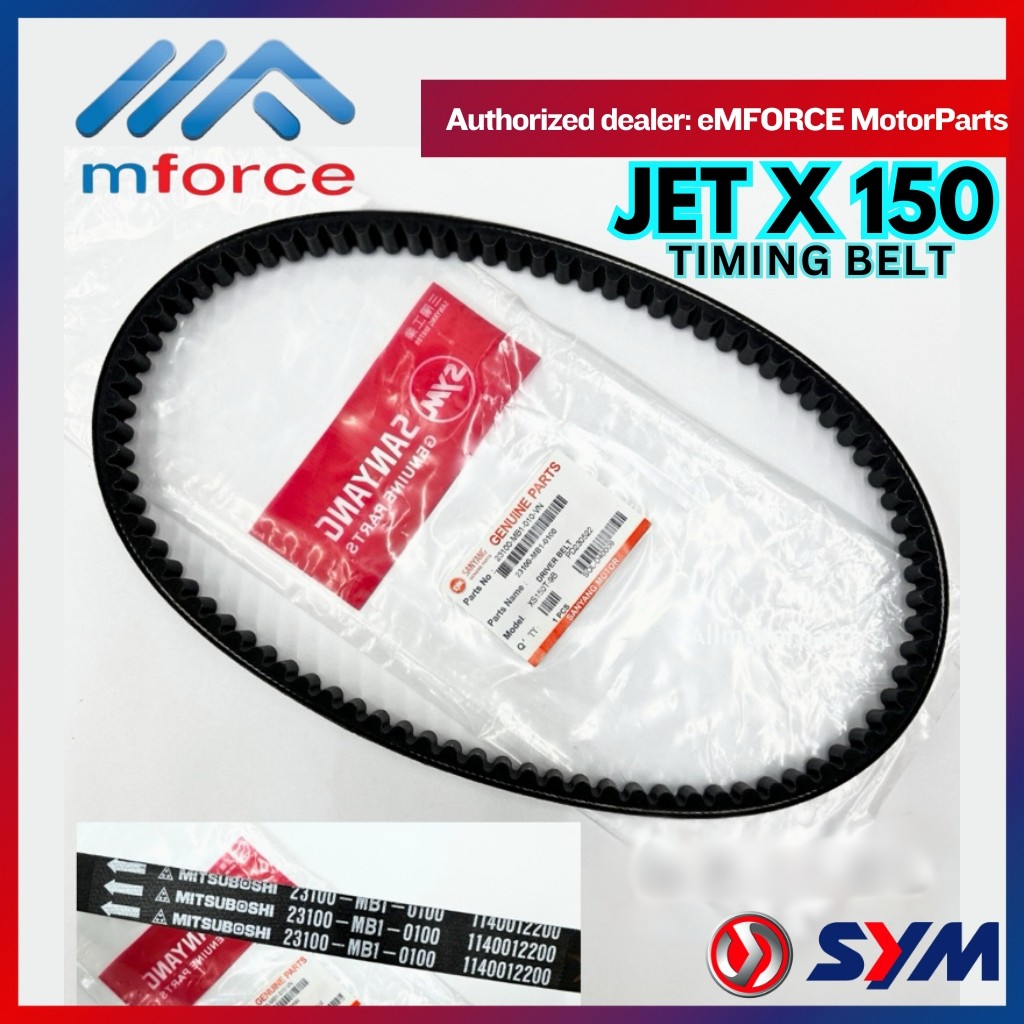 SYM JET X 150 JETX-150 JET-X 150 BELTING V BELT TIMING BELT TALI 23100-MB1-0001 SYM