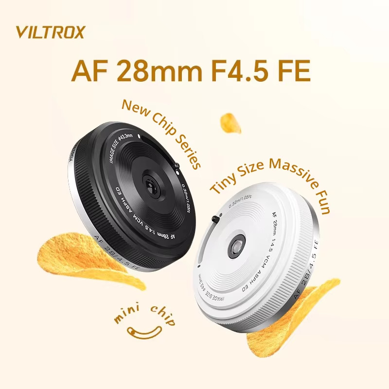 Viltrox 28mm F4.5 เลนส์แพนเค้กโฟกัสอัตโนมัติเลนส์เต็มกรอบ Retro Ultra-thin 60g สําหรับ Sony E Mount