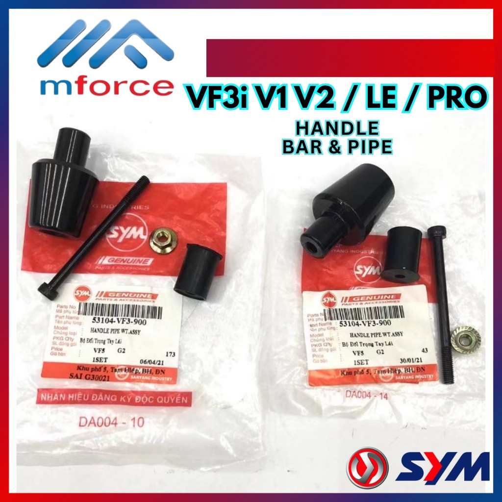 SYM VF3 VF3I V1 V2 LE PRO HANDLE BAR PIPE HANDLE BALANCER GRIP 53104-VF3-900 SYM