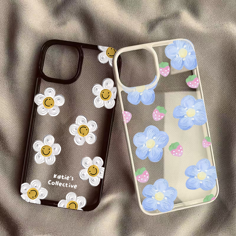 เคสโทรศัพท์ใสสําหรับredmiหมายเหตุ 14 13 Pro Plus 5G 12 11 Redmi 14C 13C 13 12 10 Poco M6 X6 Pro 4G X5 C65 ดอกไม้รูปแบบฝาครอบ