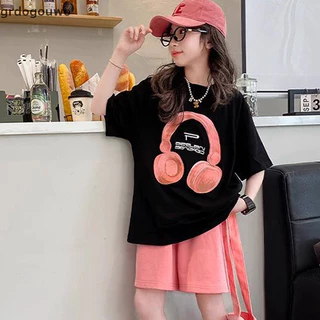 Tiger Kids T-shirt เสื้อยืดเด็กแขนสั้นสไตล์เกาหลีฤดูร้อนใหม่สำหรับเด็กวัยกลางคนและวัยโต