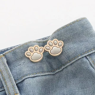 🐾ตะขอเกี่ยวกางเกงกรงเล็บแมวน่ารัก เอวถอดออกได้ และปรับได้ เหมาะสำหรับเด็กผู้หญิง