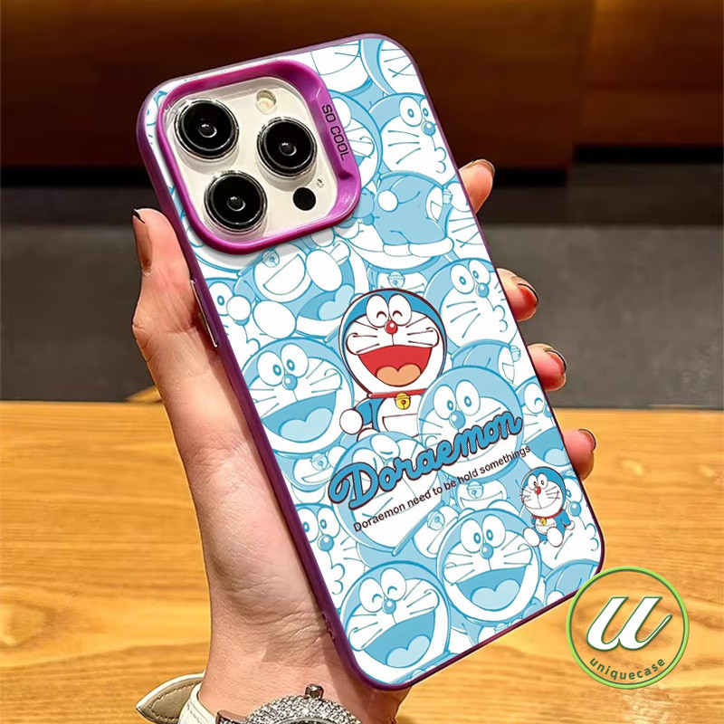 การ์ตูนเต็มจอน่ารักโดราเอมอน เคส Samsung A55 A05s A15 A24 A12 A02s A34 A30s A54 A53 A11 A32 A03 A14 A05 A13 A03s A30