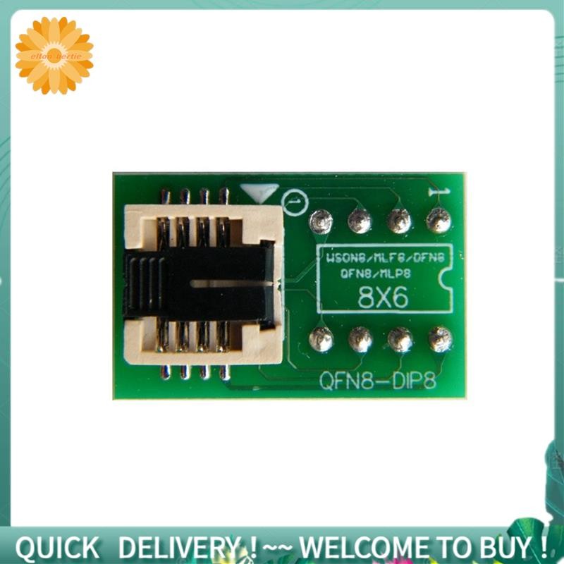 IC ชิปซ็อกเก็ตชิปซ็อกเก็ต QFN8/WSON8/MLF8/MLP8/DFN8 ถึง DIP8 สําหรับ CH341A TL866Ii Plus RT809H/F T4
