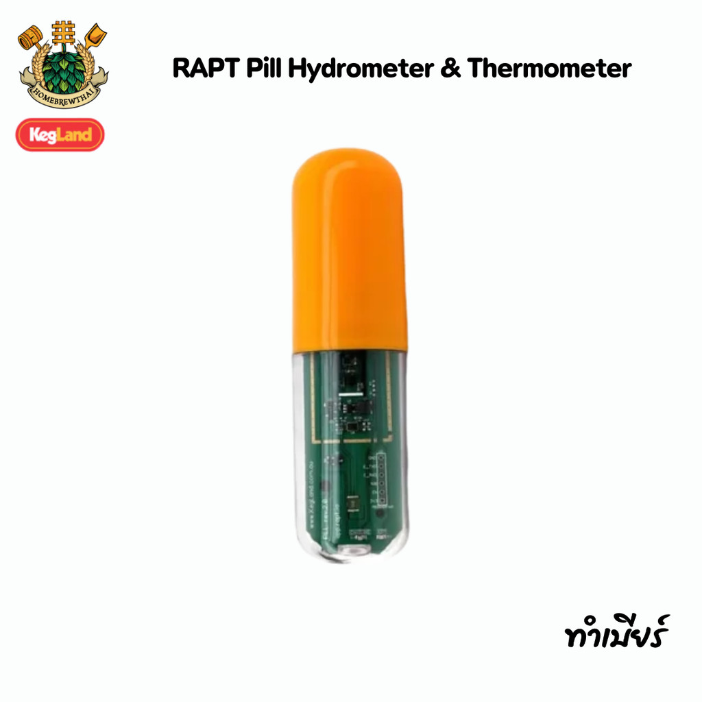 RAPT Pill Hydrometer & Thermometer เครื่องวัดอุณหภูมิและความถ่วงจำเพาะในถังหมัก