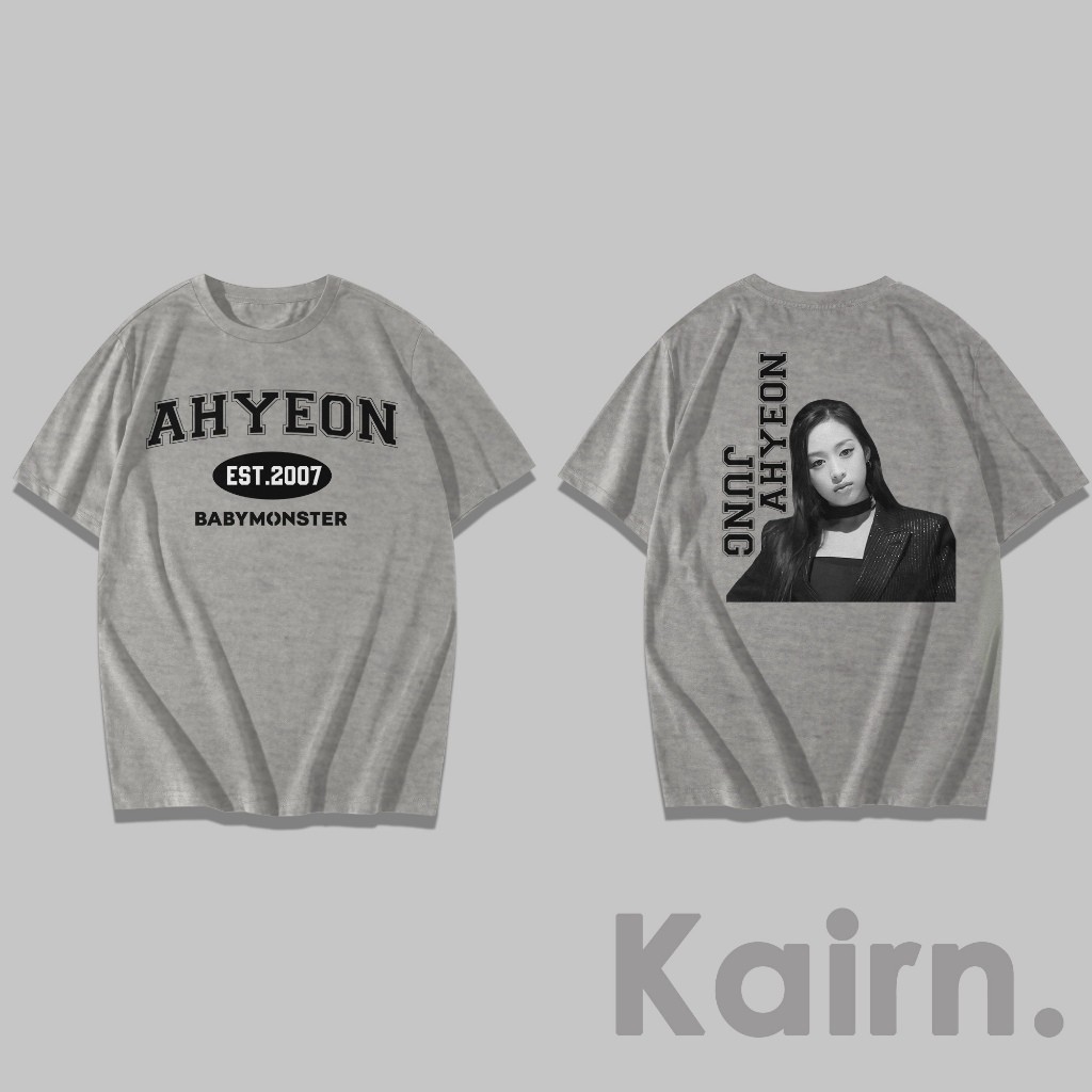 Kairon - เสื้อยืด Ahyeon Babymonster / Jung Ahyeon / Monstiez / Fansmerch / เสื้อยืด Kpop S-5XL