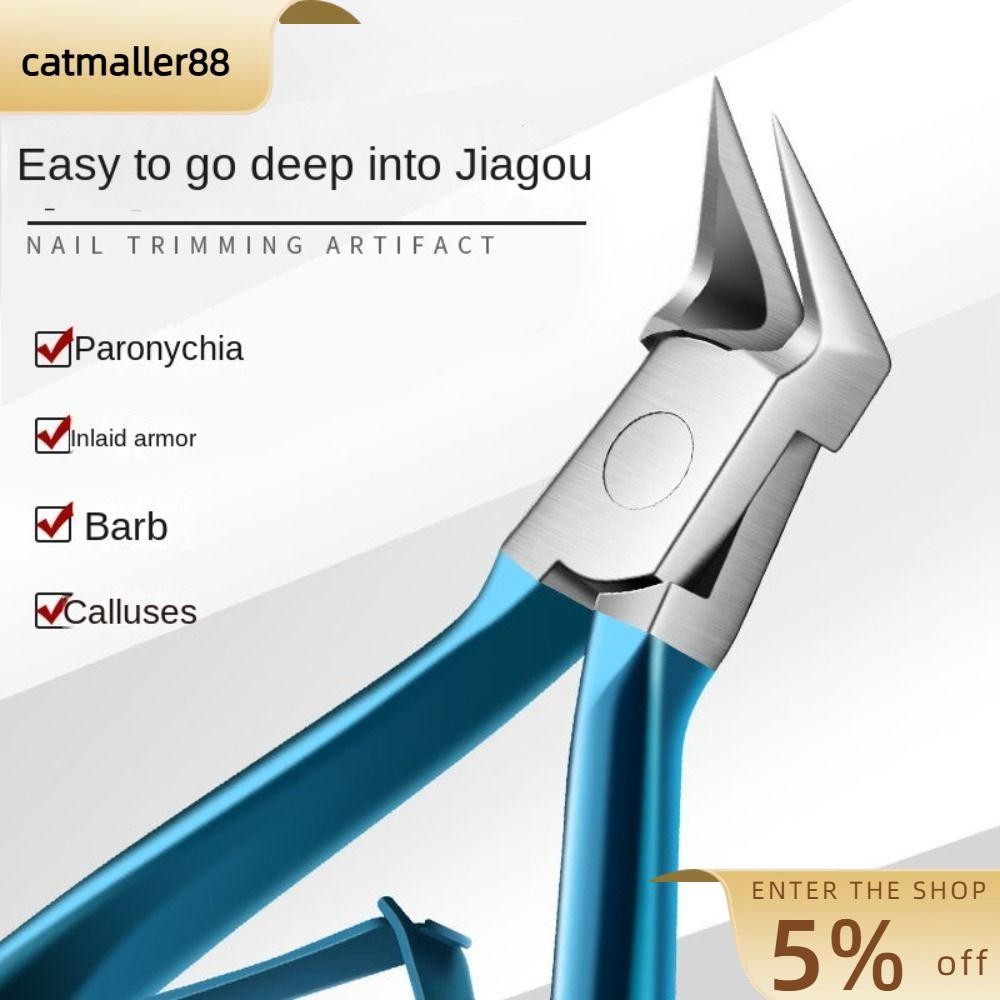 Catmaller88 กรรไกรตัดเล็บนิ้วเท้า, Podiatrist Cuticle Nipper เล็บเท้าหนา, เล็บเท้าสแตนเลสมืออาชีพ Trimmer