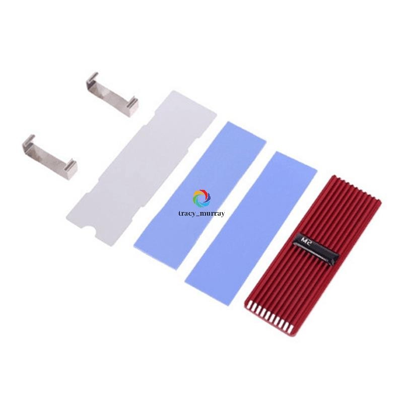tracy_murray M2 ฮีทซิงค์กระจายความร้อนหม้อน้ํา M.2 Cooling Heat Sink สําหรับ NVME NGFF M.2 2280 SSD ฮาร์ดไดรฟ์